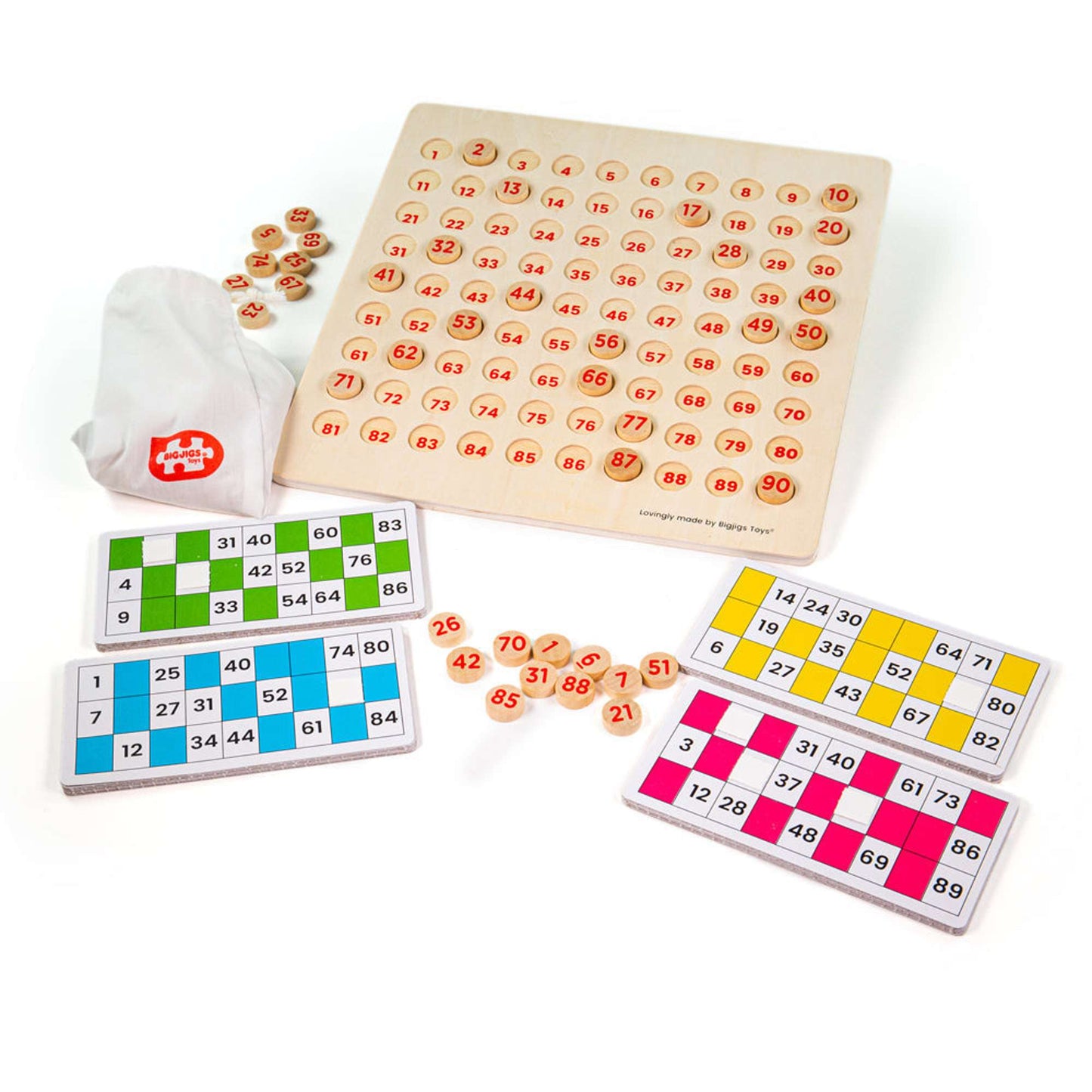Bigjigs Wooden Traditional Bingo Set