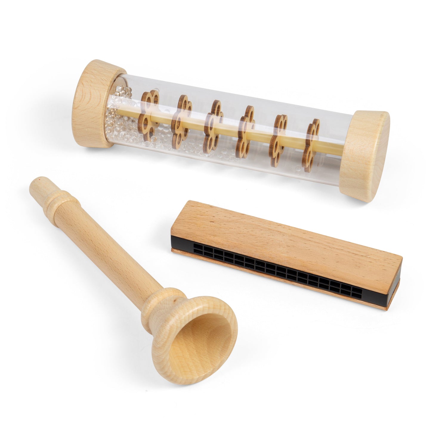 Bigjigs Natural Wooden Classic Rhythm Makers