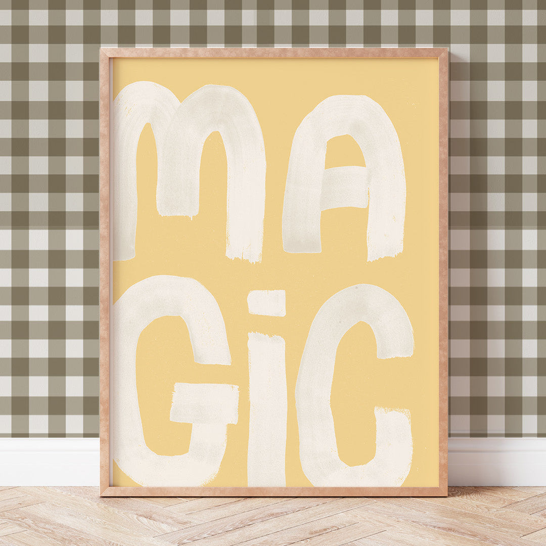 Lion & The Pear 'Magic' Art Print