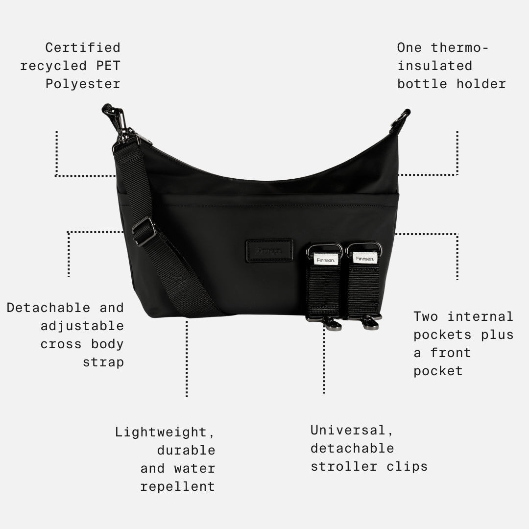 Finnsøn FIA Eco Stroller Organiser with Clips - Khaki
