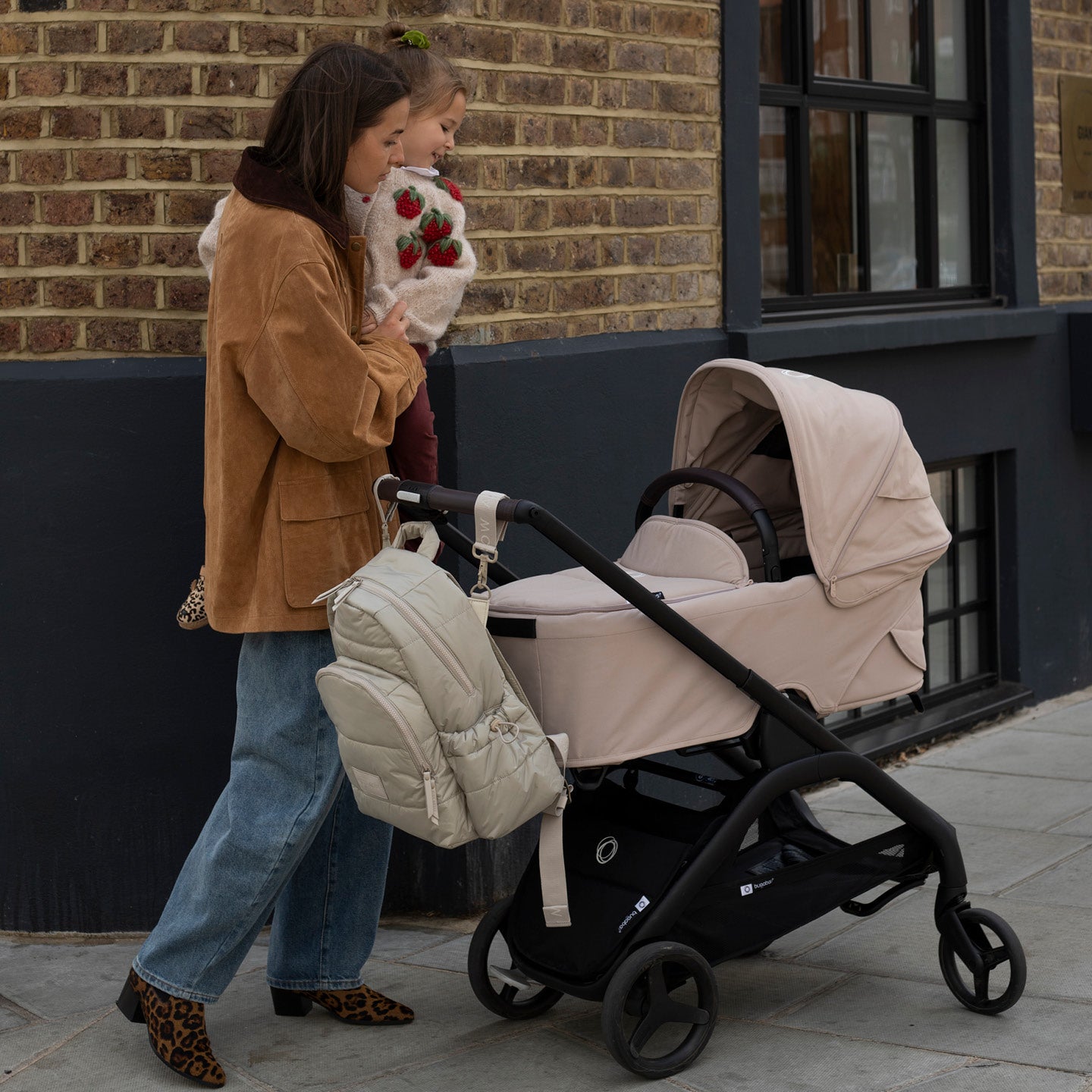 Avery Row Baby Changing Backpack - Oyster