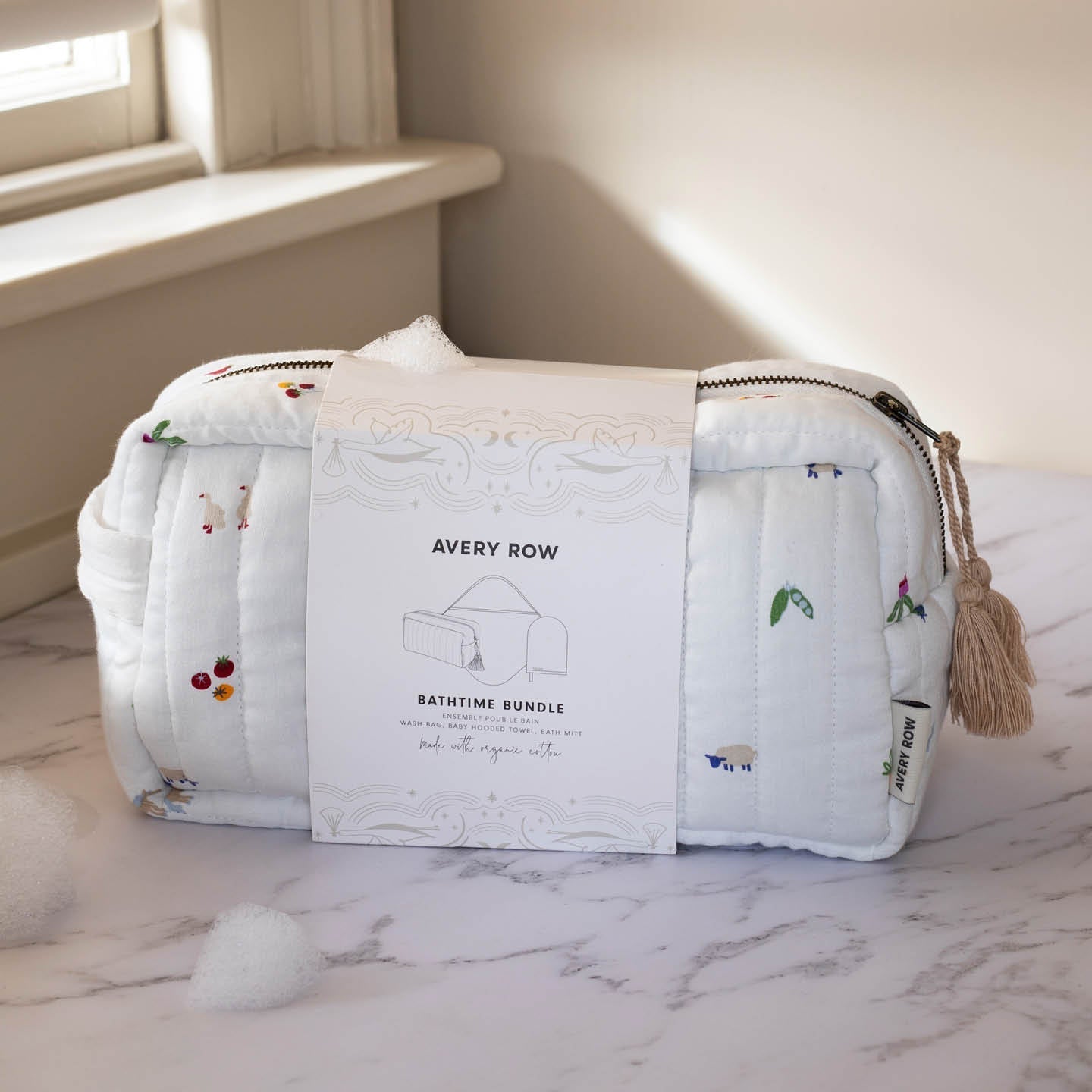 Avery Row Bathtime Bundle New Baby Gift Set - Little Farm