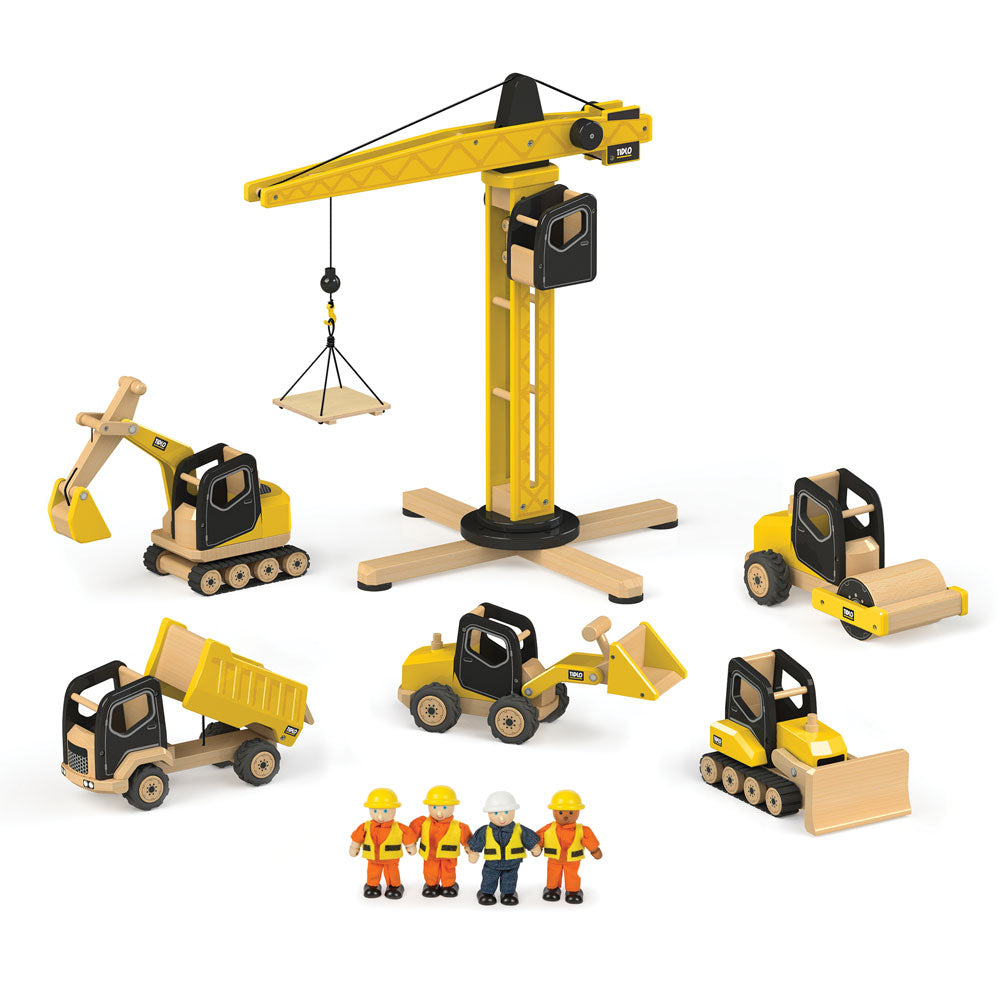 Tidlo Wooden Toy Tipper Truck