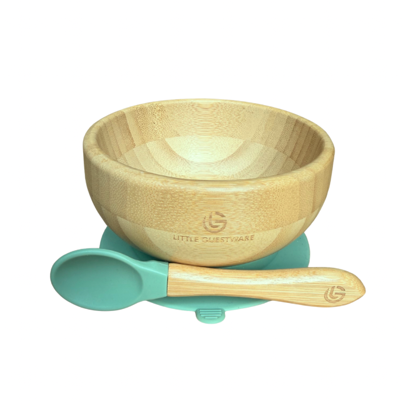 SenseNest Turtle Bamboo Feeding Set