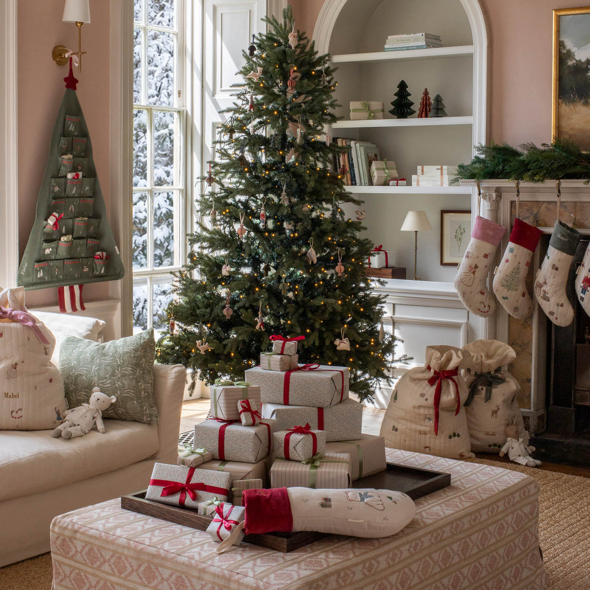 Avery Row Christmas Stocking - Sugar Plum Fairy