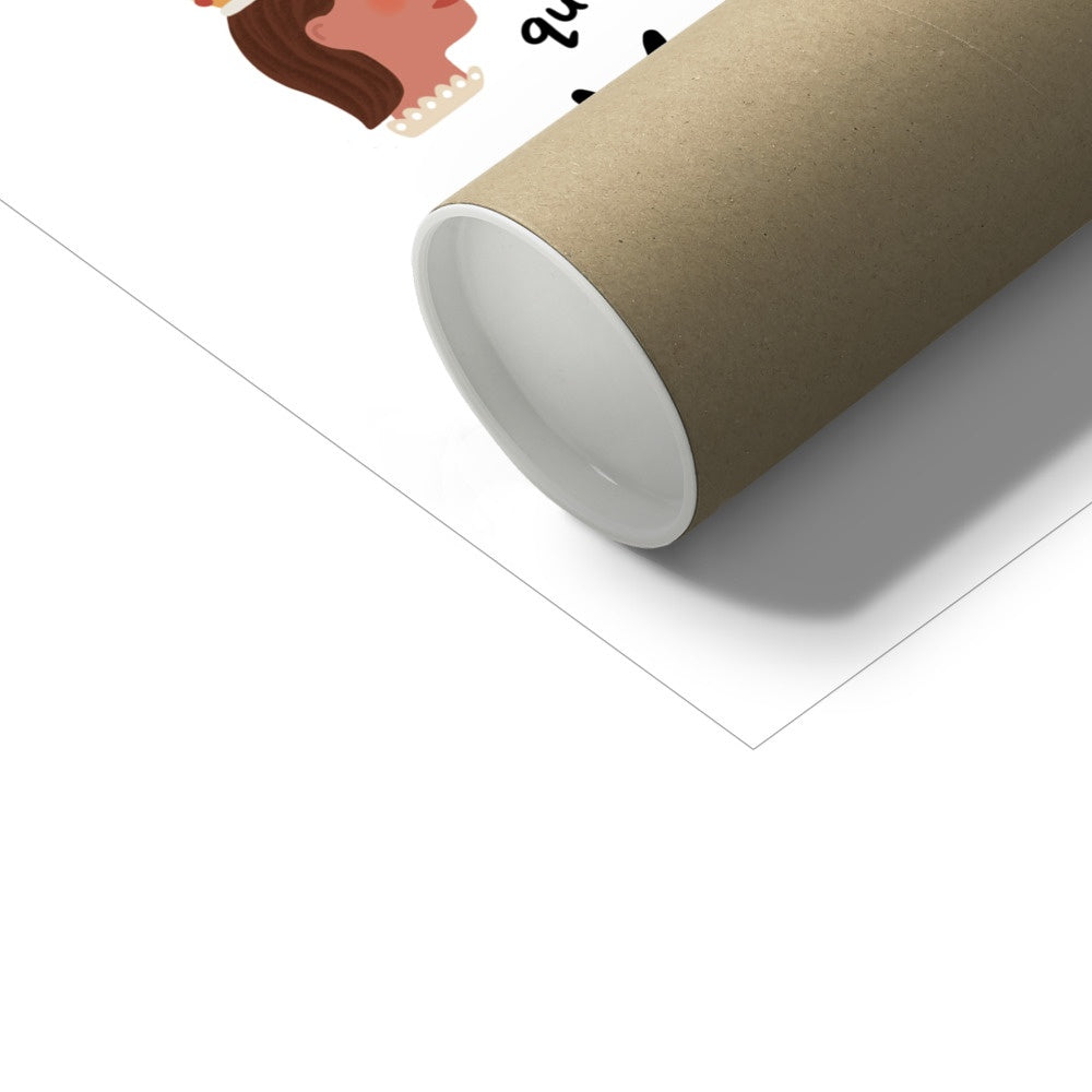 Kid of the Village Alphabet Square Art Print
