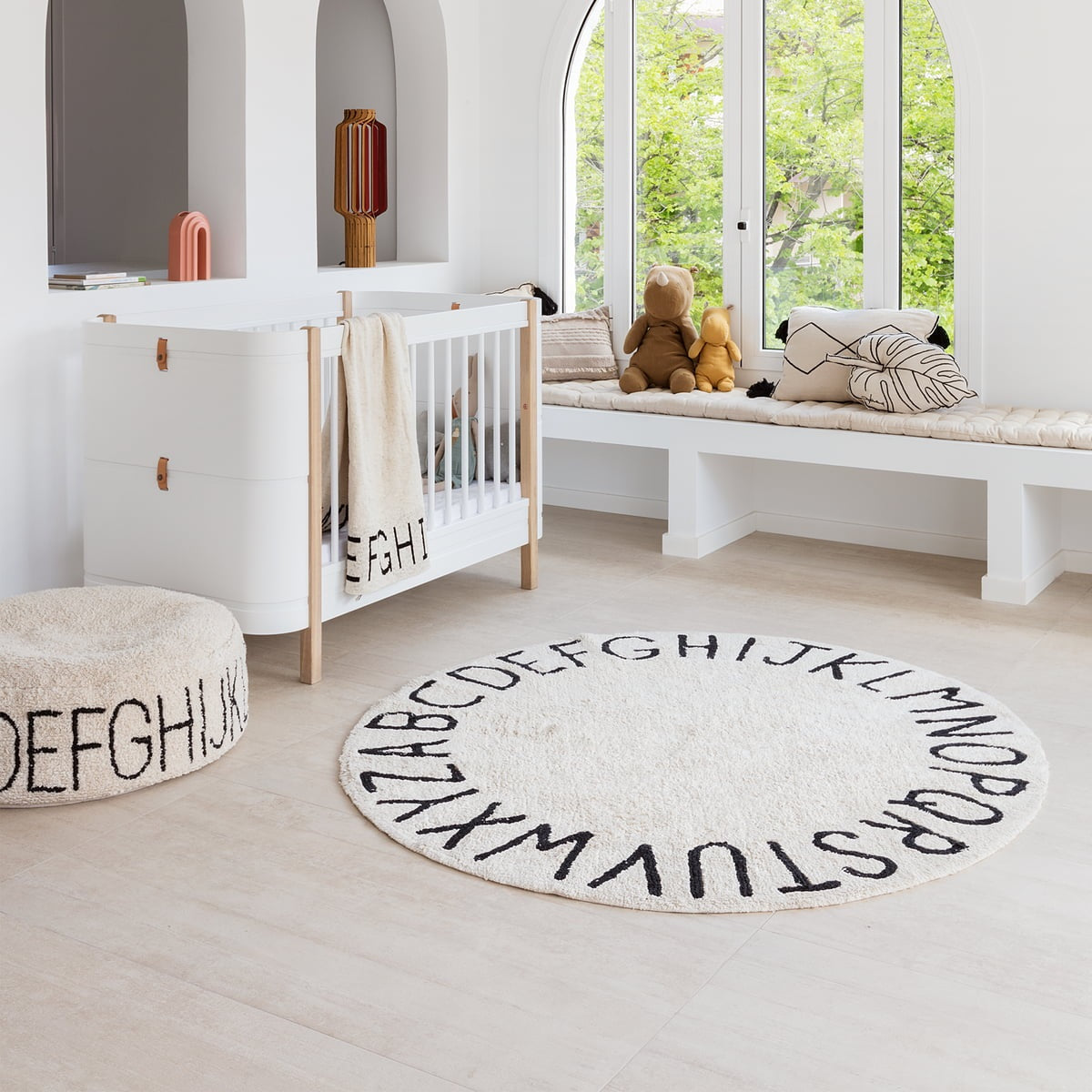 Lorena Canals Washable Rug ABC - Natural/Black