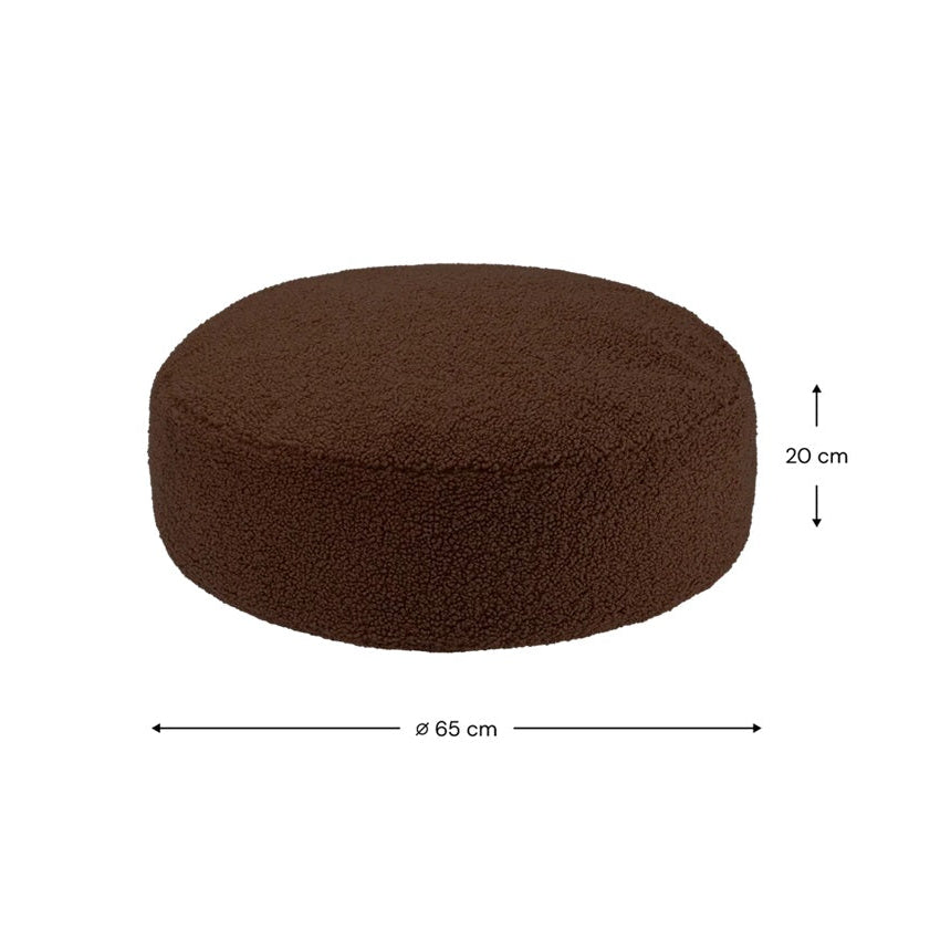 Wigiwama Round Ottoman - Warm Hazel