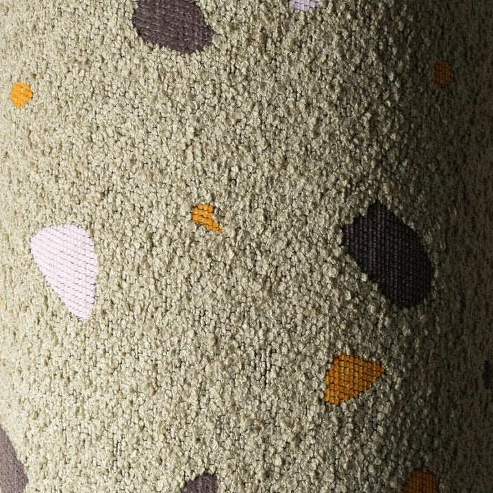 Wigiwama Beanbag Chair & Ottoman Set - Terrazzo Moss