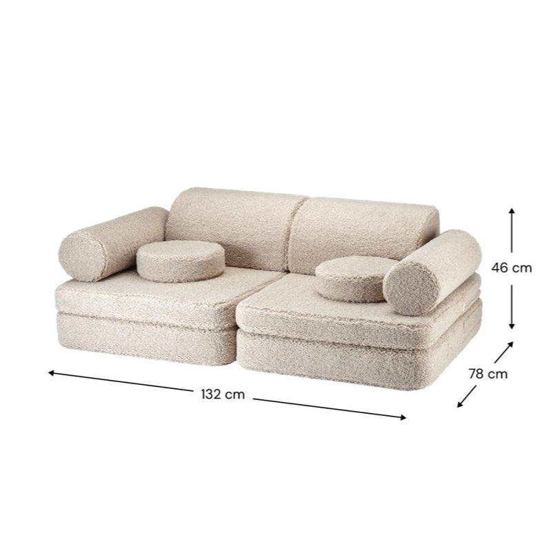 Wigiwama Settee - Biscuit