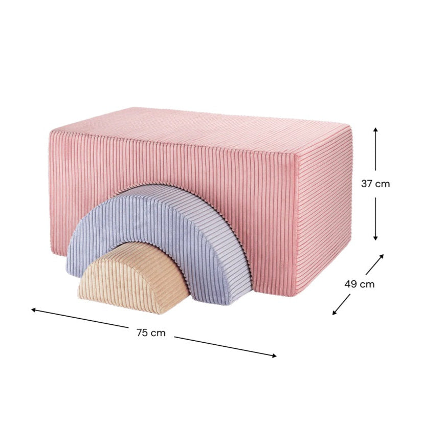 Wigiwama Playset - Pink Mousse Rainbow