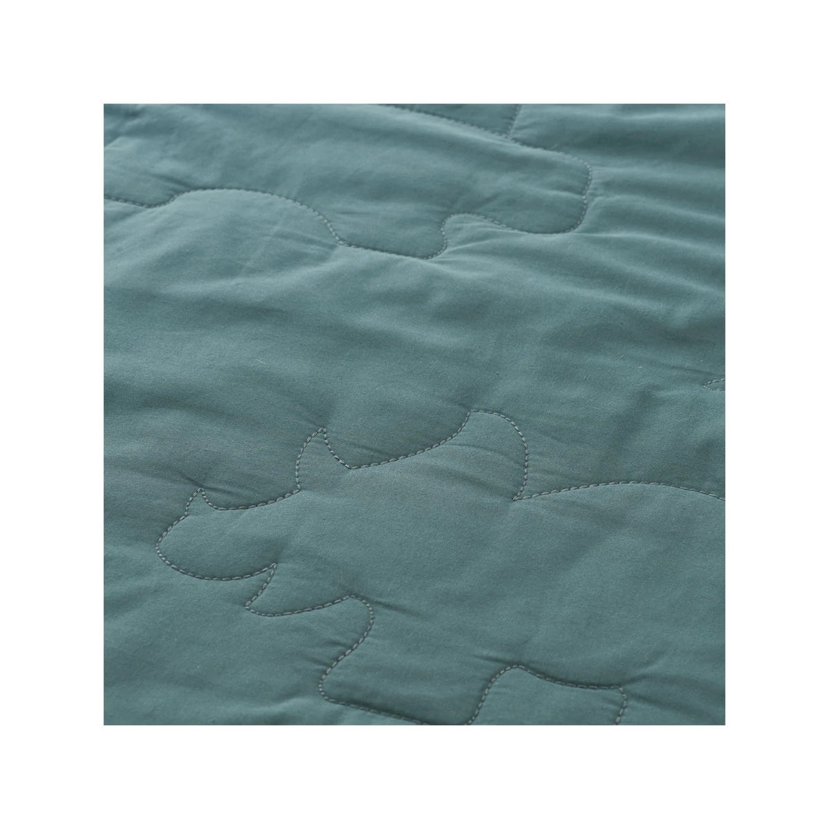 Liewood Quilted Lyla Blanket - Dino Whale Blue