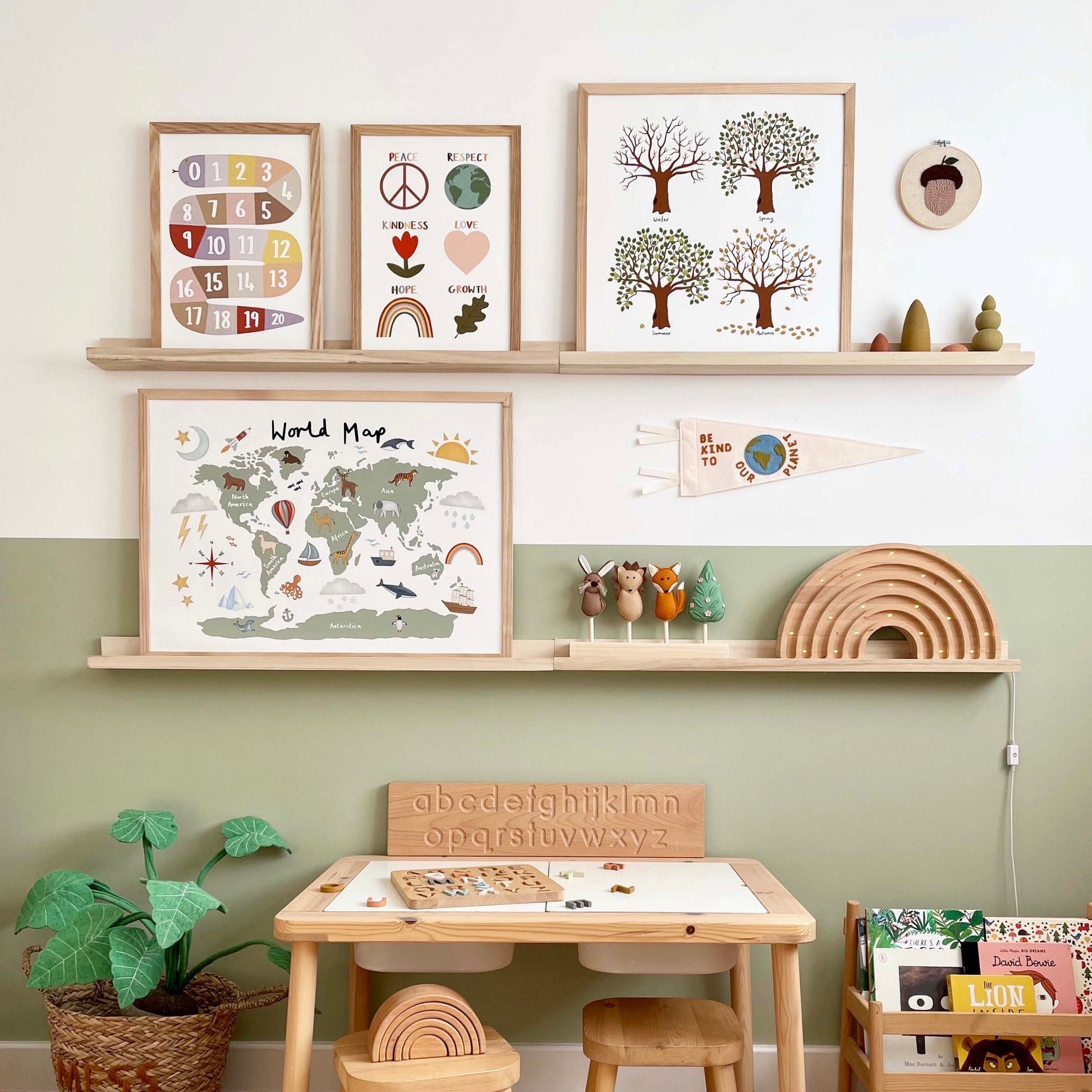 Kid of the Village Seasons Art Print
