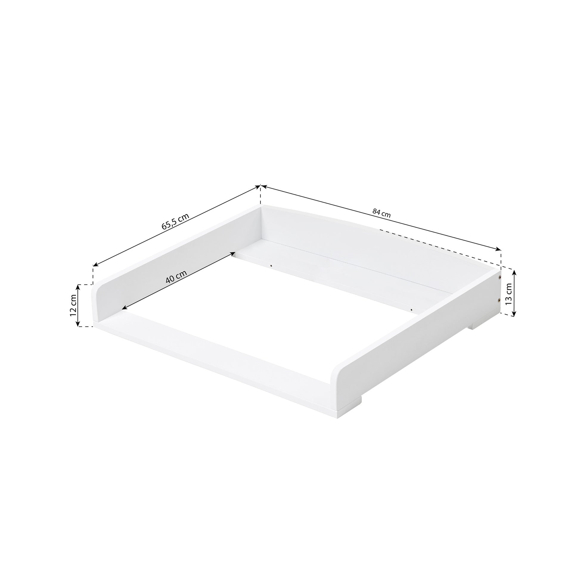 Hoppekids 'Christian' 4 Drawer Dresser/Changing Table - White