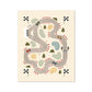 Kid of the Village Race Track Art Print - Light Cream