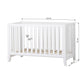 Hoppekids 'Anton' Baby Crib 60 x 120 - White