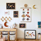 Kid of the Village Planets Art Print - White