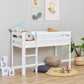 Hoppekids Eco Comfort Mid Sleeper Bed (2 Sizes & 4 Colours Available)