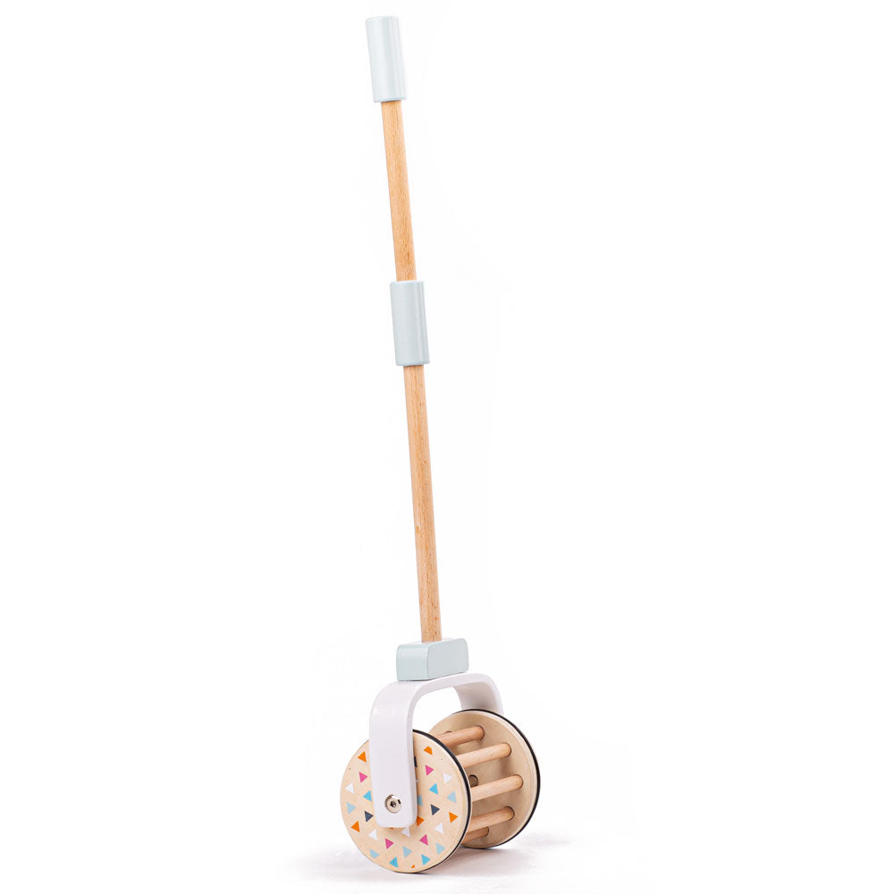 Bigjigs Wooden Push Along Musical Roller