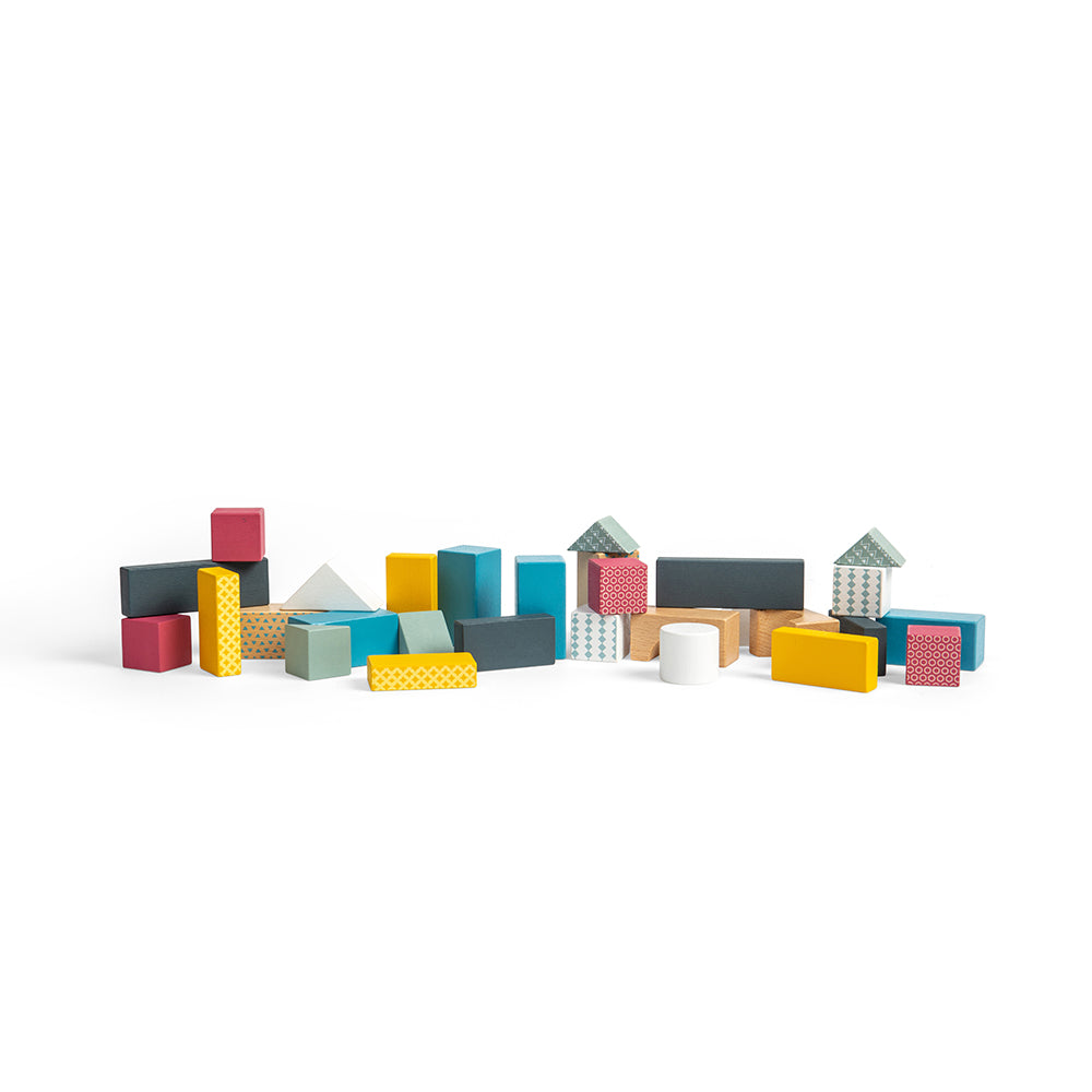 Bigjigs Wooden Pull-Along Brick Cart