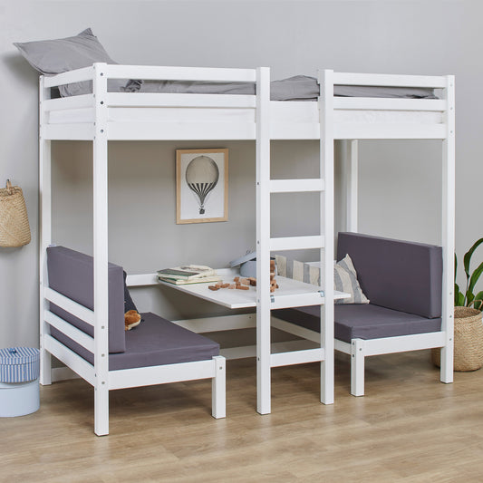Hoppekids Eco Dream Jumbo Bunk Bed - 90 x 200 cm - White