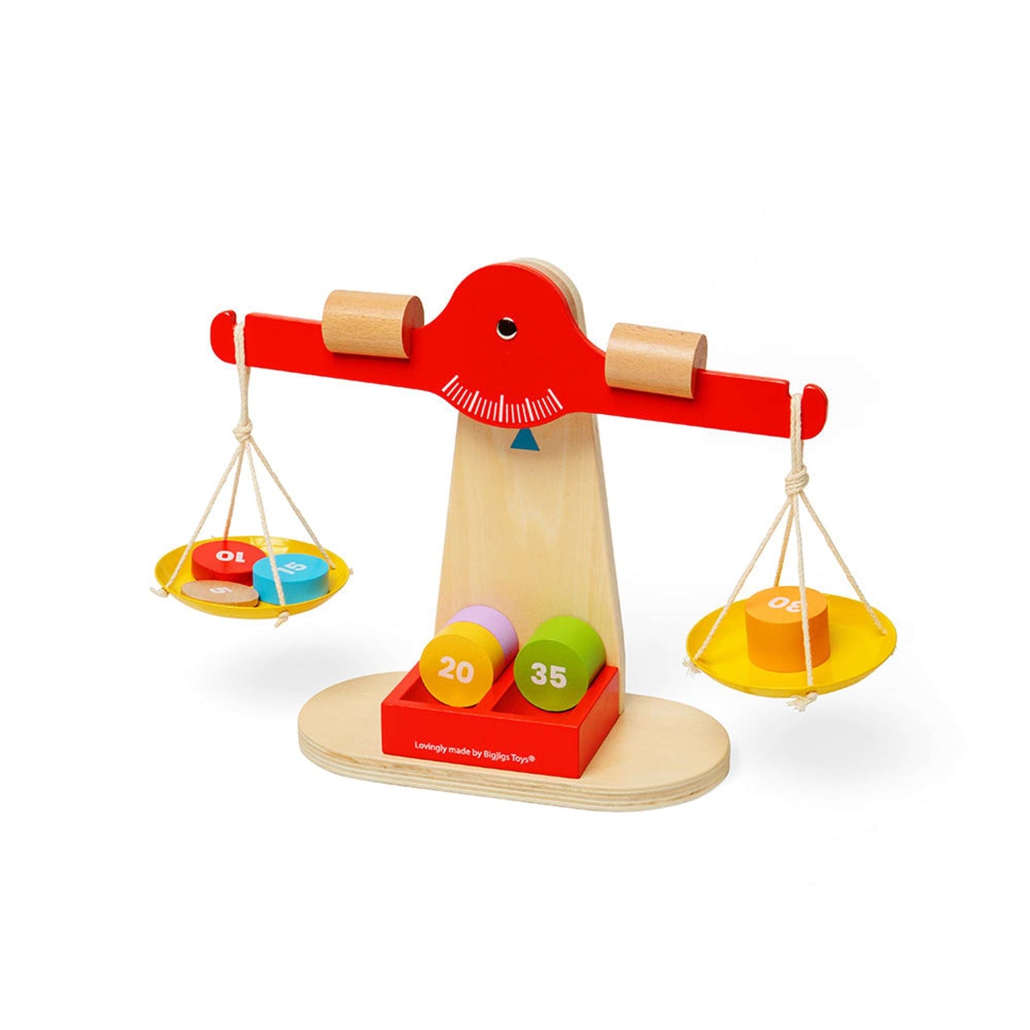 Bigjigs Wooden Toy Balancing Scales