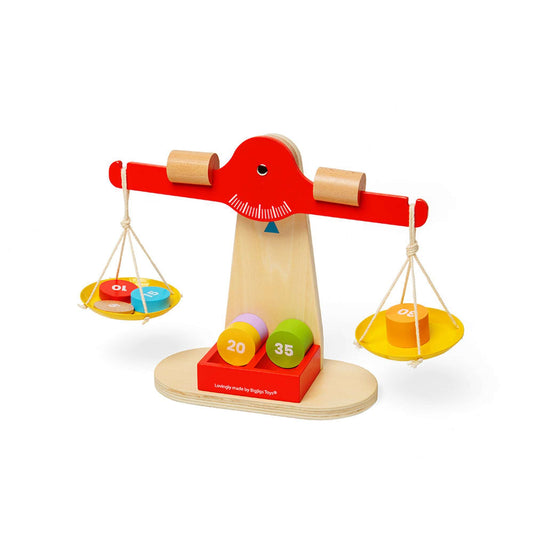 Bigjigs Wooden Toy Balancing Scales