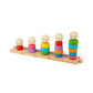Bigjigs Wooden Stacking Rainbow Family
