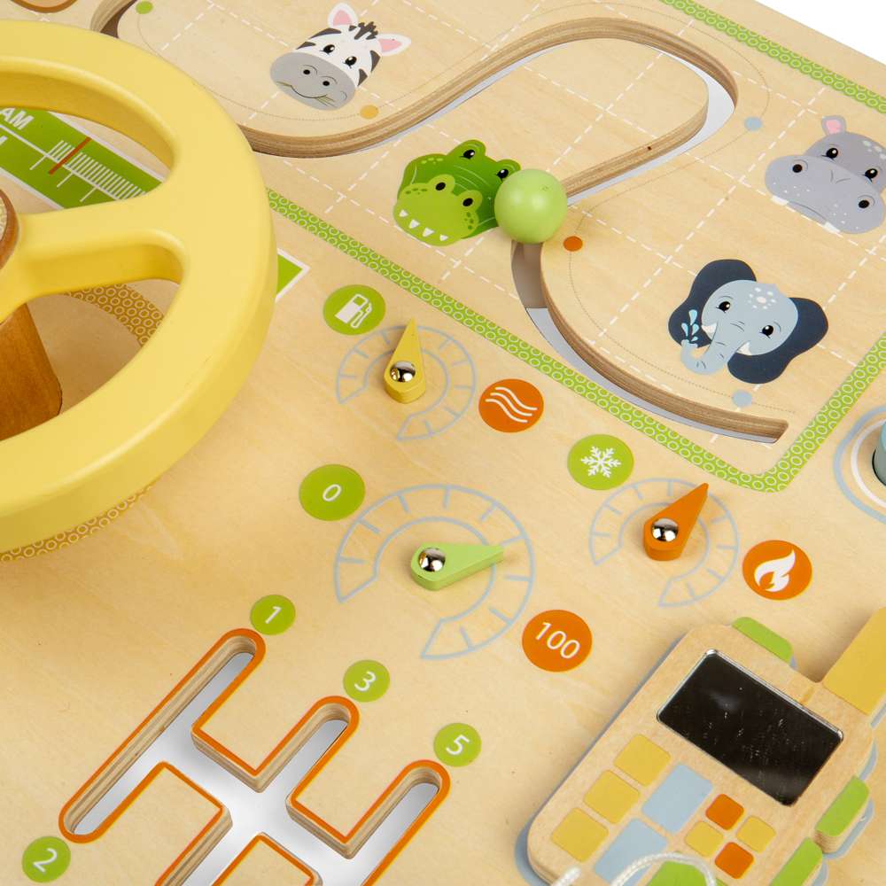Bigjigs Wooden Jungle Busy Board