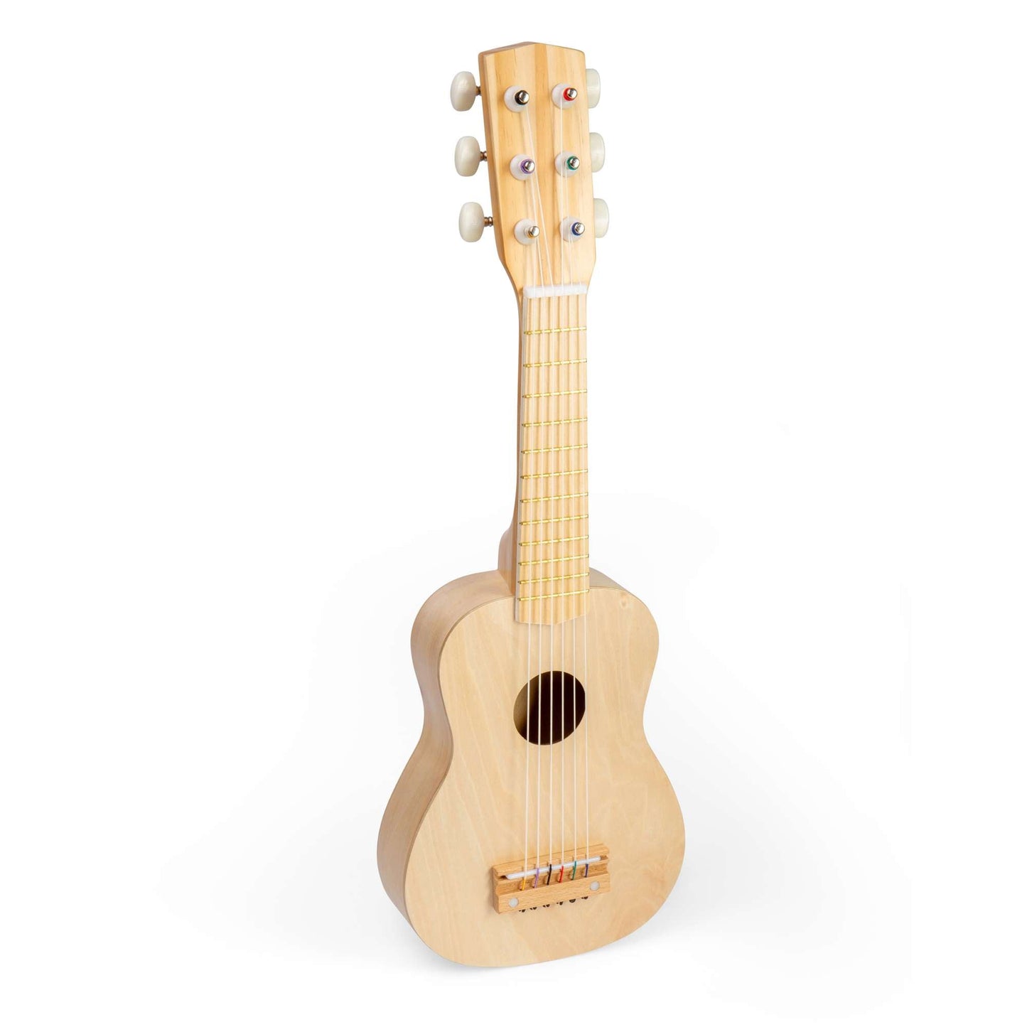 Bigjigs Natural Wooden Toy Guitar