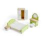 Bigjigs Wooden Doll Bedroom Set