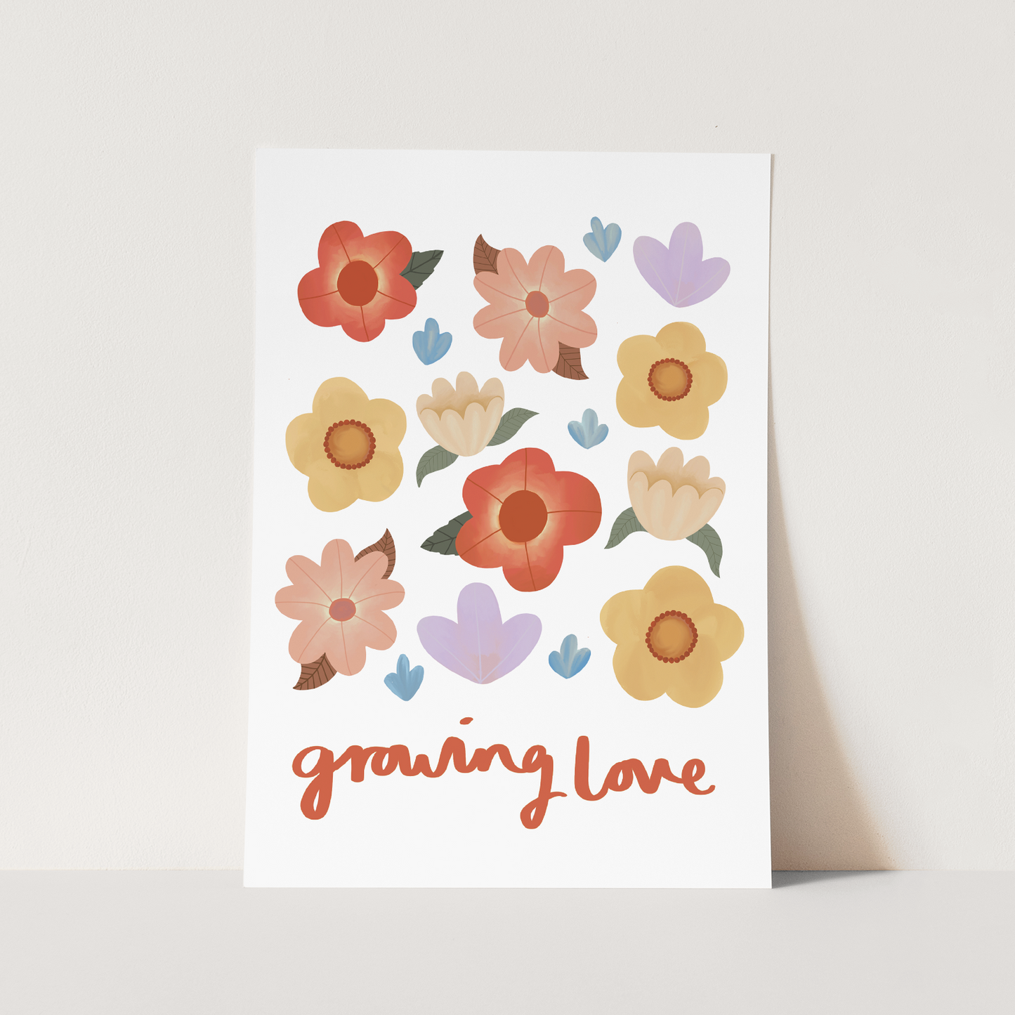 Kid of the Village Growing Love Art Print
