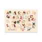 Kid of the Village The Alphabet Landscape Art Print