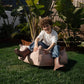 Wigiwama Outdoor Square Ottoman - Seashell