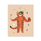 Kid of the Village Creative Cat Art Print