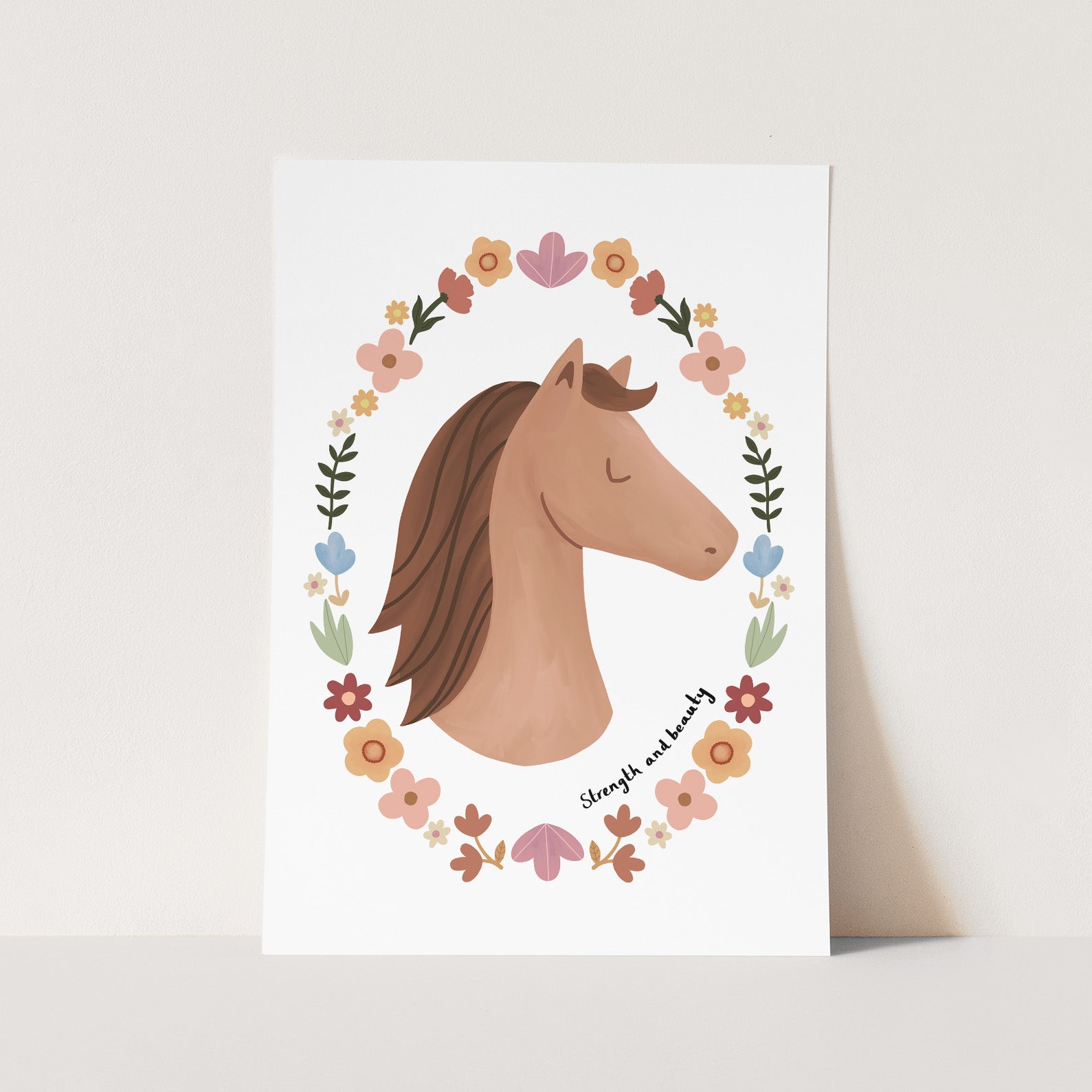 Kid of the Village Strength and Beauty Art Print