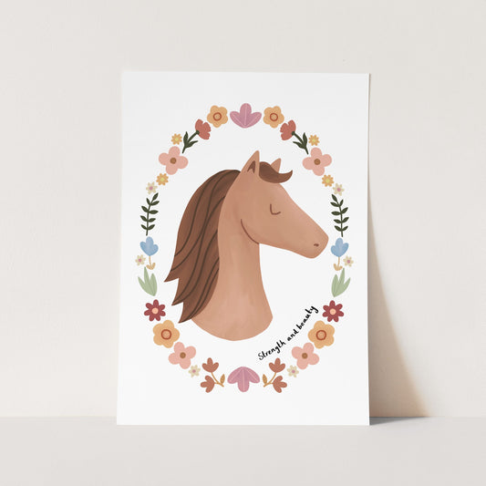 Kid of the Village Strength and Beauty Art Print