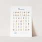 Kid of the Village Phonics Art Print - Blue