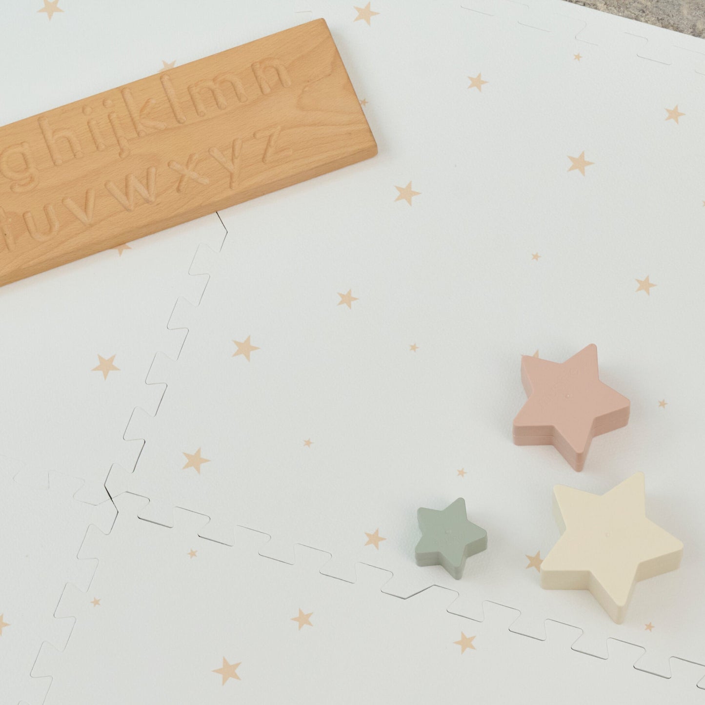 gus + beau Star Foam Playmat Set - Beige