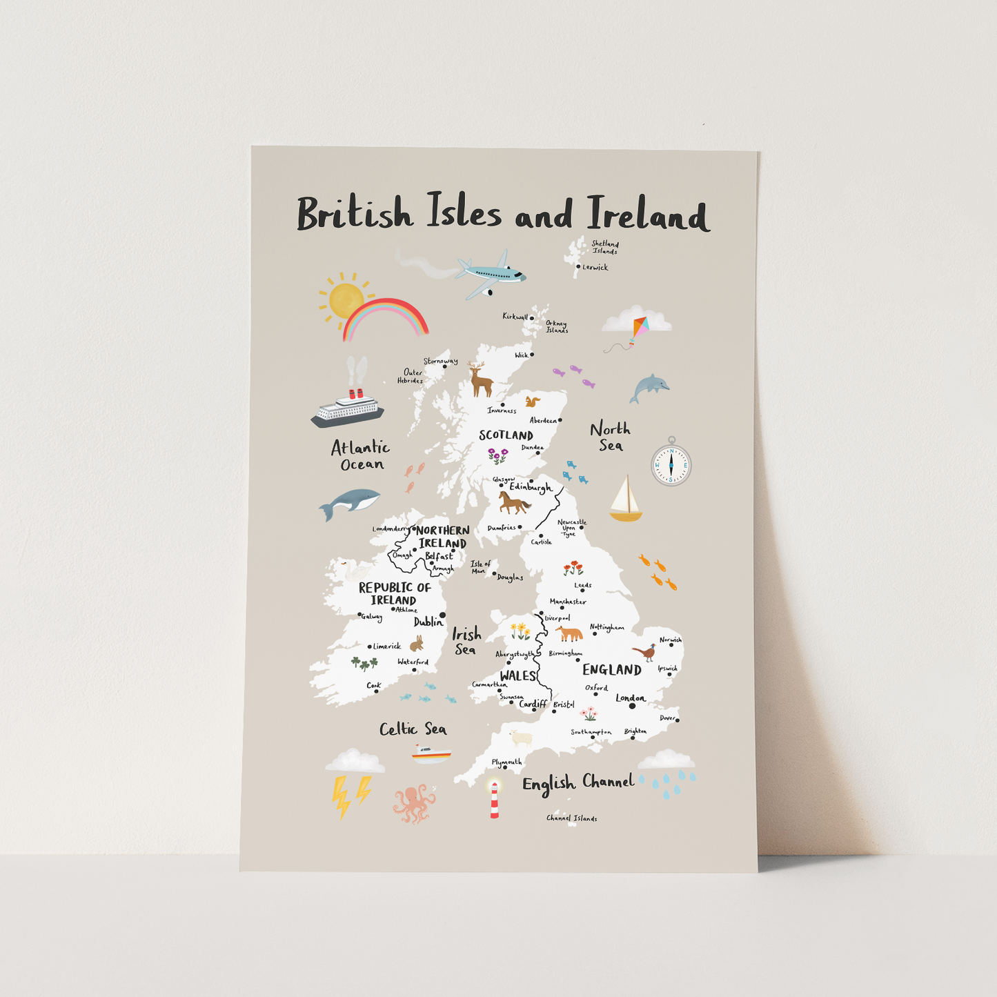 Kid of the Village British Isles and Ireland Art Print - Stone