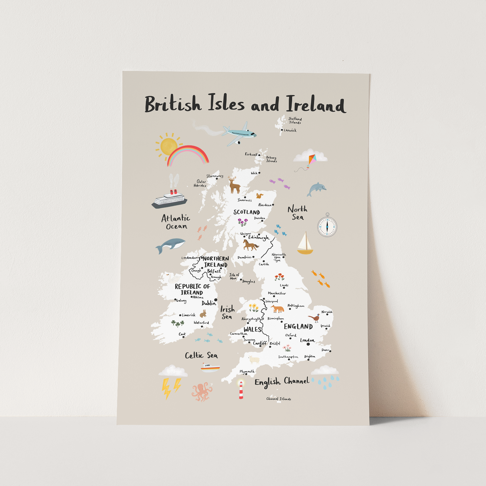 Kid of the Village British Isles and Ireland Art Print - Stone