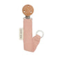 Avery Row Pacifier Holder - Corduroy Pink