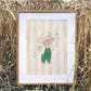 Lion & The Pear Adventure Awaits - Mouse Art Print