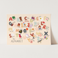 Kid of the Village The Alphabet Landscape Art Print