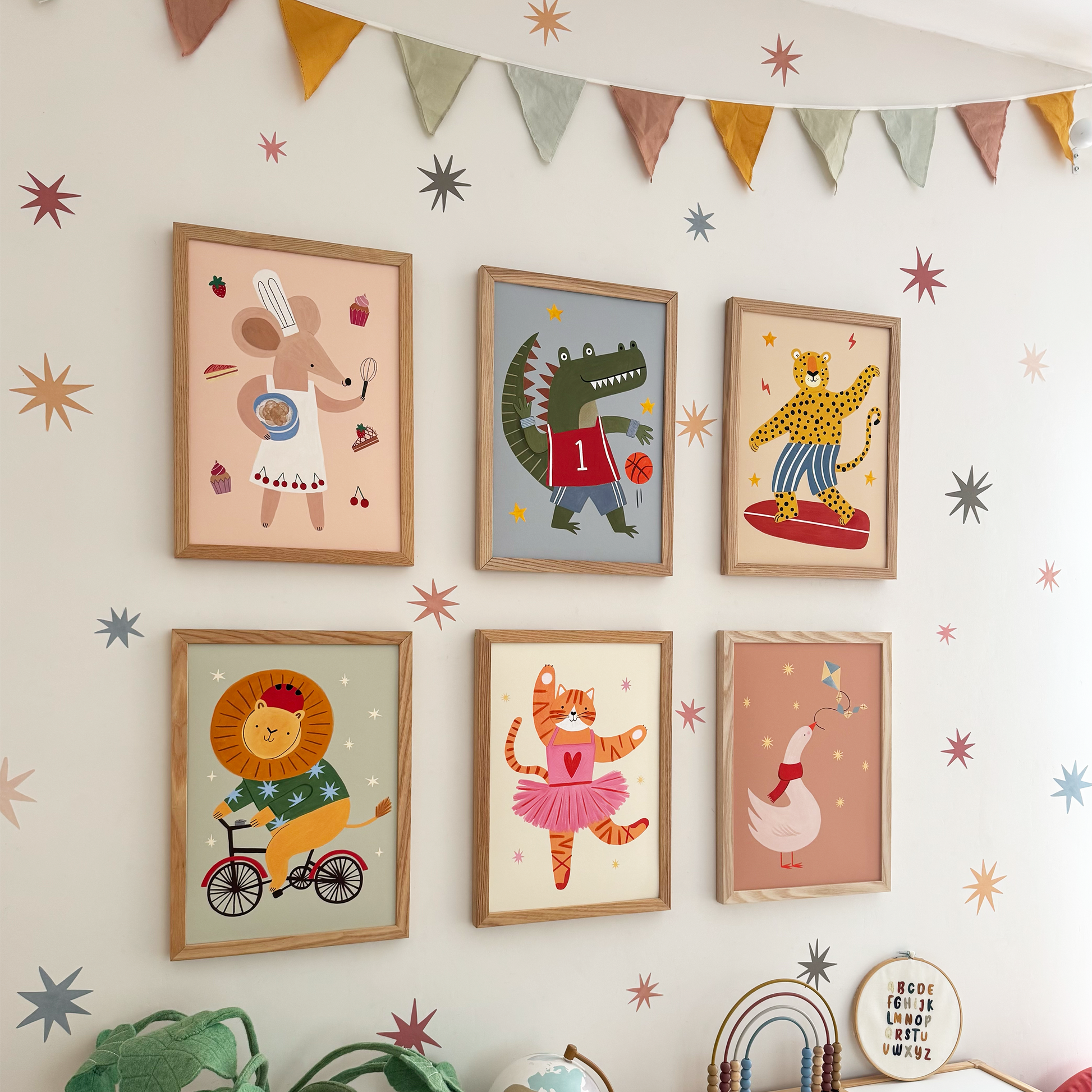 Kid of the Village Ballet Kitty Art Print