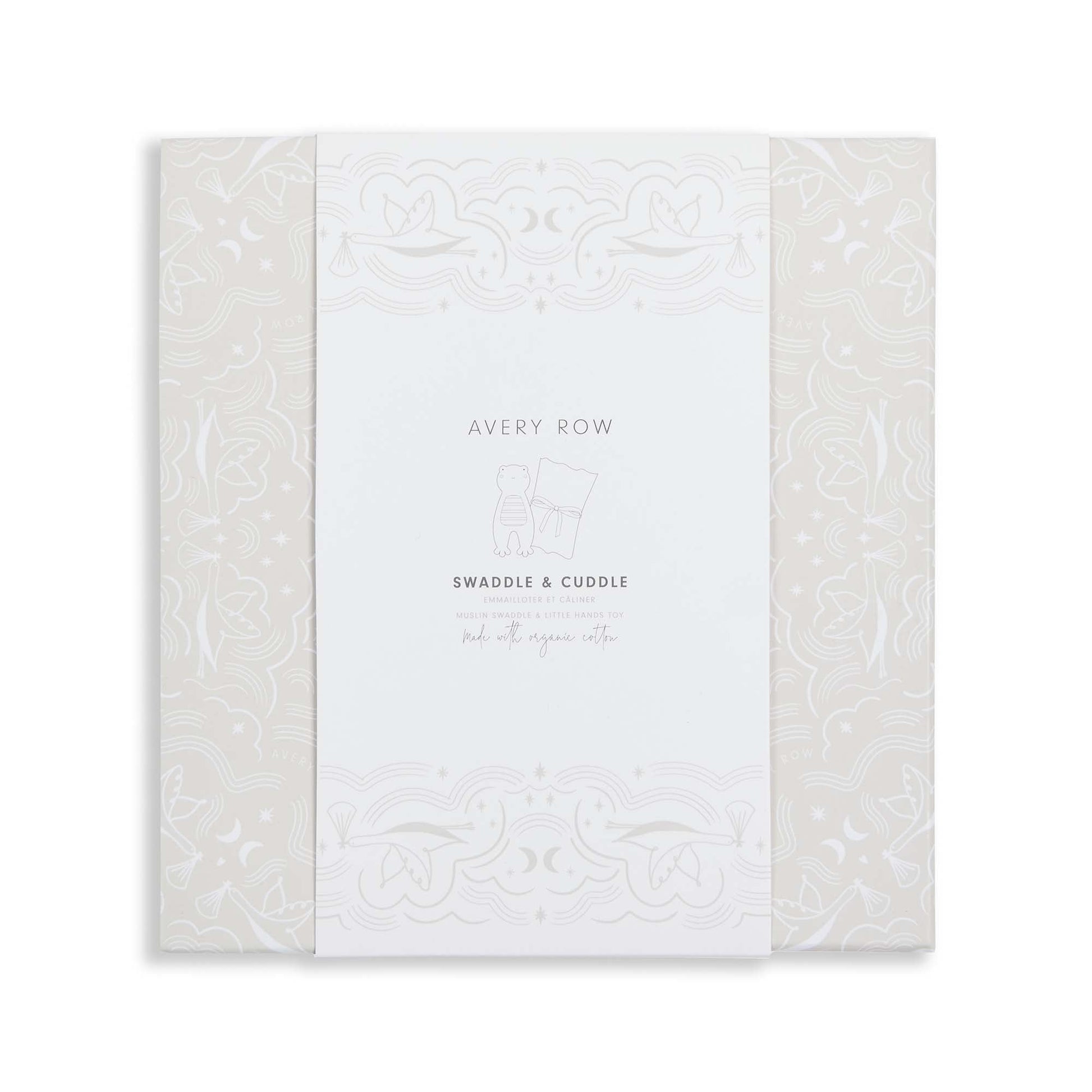 Avery Row Swaddle & Cuddle New Baby Gift Set - Riverbank