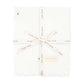 Avery Row Embroidered Muslin Blanket - Anemone