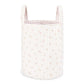 Avery Row Large Quilted Storage Basket - Anemone/Pink Check