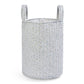 Avery Row Large Quilted Storage Basket - Nature Trail/Stripe