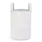 Avery Row Large Quilted Storage Basket - Nature Trail/Stripe